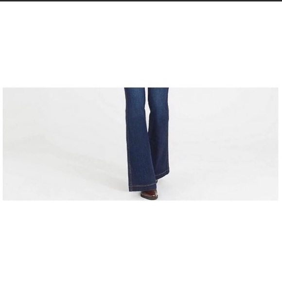 SPANX flare denim pull-on jeans midnight - Picture 2 of 4